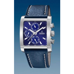 Horlogeband Festina F20424-2 Leder Blauw