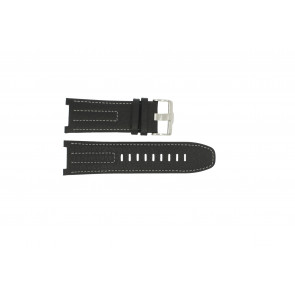 Horlogeband Jacques Lemans F5042 Leder Zwart 18mm