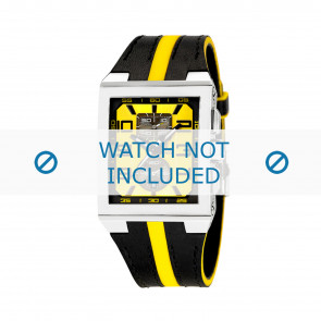 Horlogeband Festina F16184/5 Leder Zwart 18mm