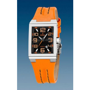 Horlogeband Festina F16187/5 / BC04564 Leder Oranje 14mm