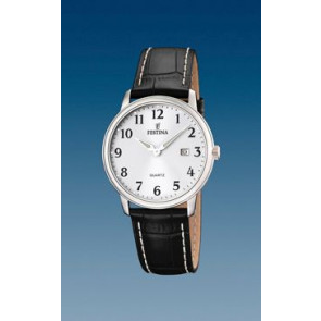 Horlogeband Festina F16517-1 Leder Zwart 17mm