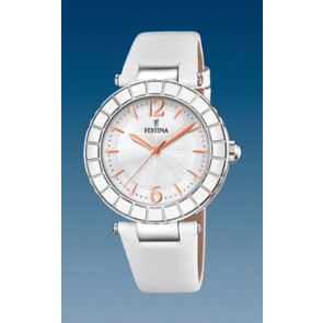 Horlogeband Festina F20234-1 Leder Wit 11mm