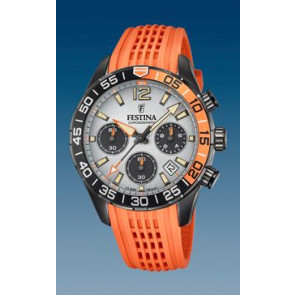 Horlogeband Festina F20518/1 Rubber Oranje