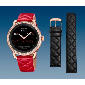 Horlogeband Festina F50002-3 / BC10980 Leder Rood 18mm
