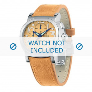 Festina horlogeband F16125.5 Leder Oranje 23mm