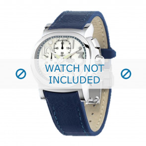 Festina horlogeband F16125.1 Leder Blauw 23mm + blauw stiksel