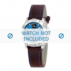 Festina horlogeband F16244-6 Leder Paars + blauw stiksel