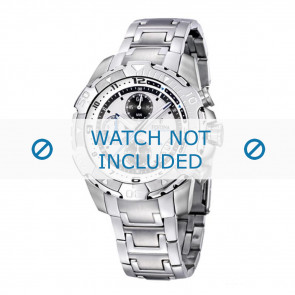 Festina horlogeband F16358-1 / F16358-2 / F16358-3 /F16358-4 / F16358-5 / F16358-6 Staal Zilver 22mm