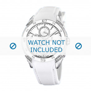 Horlogeband Festina F16394.1 / F16492.40 / F16492 Rubber Wit 20mm