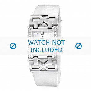 Festina horlogeband F16465-1 / F16465-4 Leder Wit