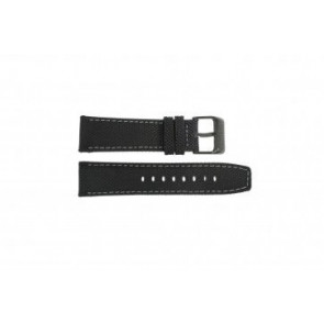 Horlogeband Festina F16584-4 Leder/Textiel Zwart 24mm