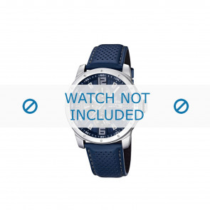 Horlogeband Festina F16585/3 Leder Blauw 23mm