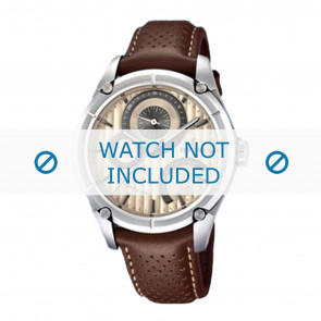 Horlogeband Festina F16767-6 Leder Bruin 21mm