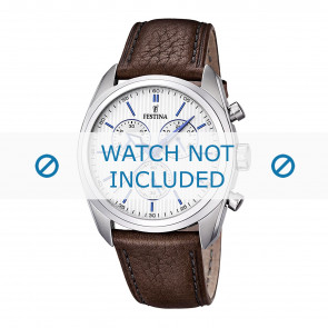 Horlogeband Festina F16779-2 / F16784-1 Leder Bruin 24mm