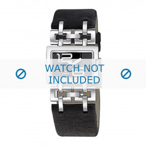 Festina horlogeband F16303-3 Leder Zwart