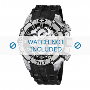 Horlogeband Festina F16600 / F16601 Rubber Zwart 23mm
