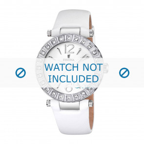 Horlogeband Festina F16645-1 Leder Wit 11mm
