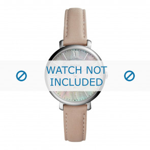 Horlogeband Fossil ES4151 Leder Roze 14mm