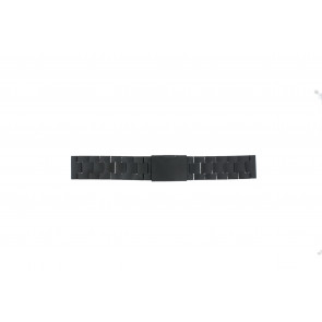 Fossil horlogeband FS4775 Staal Zwart 22mm