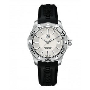 Horlogeband Tag Heuer WAP1111 / FT6029 Rubber Zwart 20mm