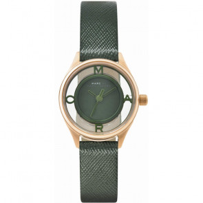 Horlogeband Marc by Marc Jacobs MBM1383 Leder Groen 12mm