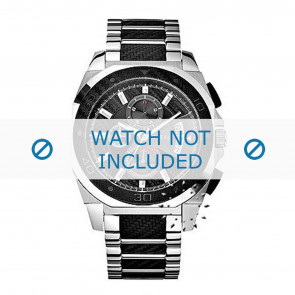 Guess horlogeband 22513G1 Staal Zilver 24mm