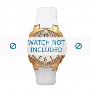 Guess horlogeband W11558L1 Leder Wit