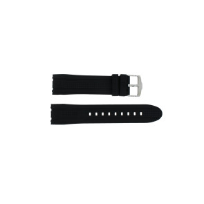 Horlogeband Swiss Military Hanowa 06-4174 Rubber Zwart 24mm