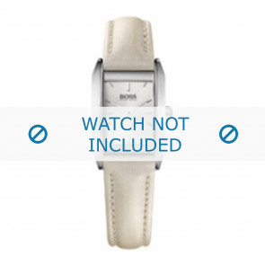 Horlogeband Hugo Boss HB-124-3-14-2286 / 1502232 / HB-124-3-14-2277 Leder Beige 15mm
