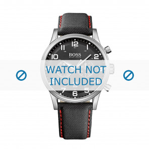 Horlogeband Hugo Boss HB-199-1-14-2570-HB1512919 Canvas Zwart 22mm