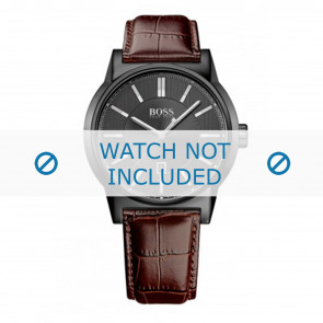 Horlogeband Hugo Boss HB1513071 / HB-202-1-34-2719 Leder Bruin 22mm