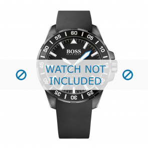 Horlogeband Hugo Boss HB-271-1-96-2805-HB1513229 Rubber Zwart 22mm