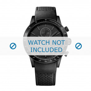 Horlogeband Hugo Boss HB-284-1-96-2945 / HB1513456 / HB659302758 Leder Zwart 22mm