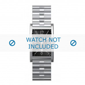 Hugo Boss horlogeband HB1512164 / HB1512033 / HB-22-1-14-2008 Staal Zilver