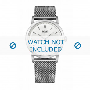 Hugo Boss horlogeband HB-140-1-14-2480 / 1512778 / HB659002357 Staal Zilver 22mm