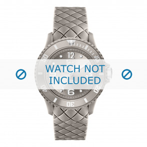 Ice Watch horlogeband 007272-5 Leder Grijs 20mm