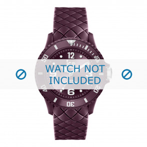 Ice Watch horlogeband 007276 Leder Paars 20mm