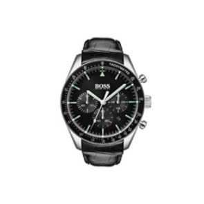 Horlogeband Hugo Boss HB1513625 / HB-330-1-27-3093 / HB650603093 Leder Zwart