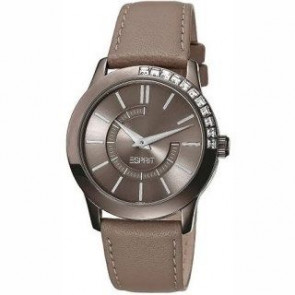 Horlogeband ES102952004 Leder Bruin 18mm