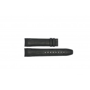 Horlogeband Jaguar J678 / J679.A Leder Zwart 22mm
