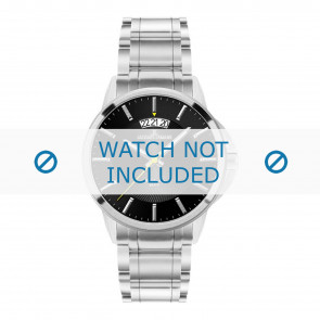 Jacques Lemans horlogeband 1-1540D Staal Zilver 22mm
