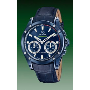 Horlogeband Jaguar J961-1 Leder Blauw 22mm