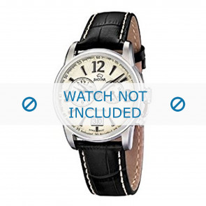 Horlogeband Jaguar J619/3 Leder Zwart 22mm