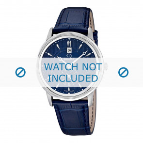 Horlogeband Jaguar J664/2 Leder Blauw 22mm