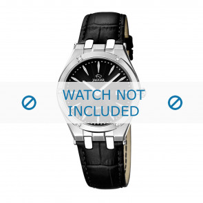 Horlogeband Jaguar J674-3 Leder Zwart 18mm