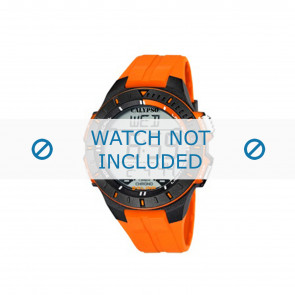 Horlogeband Calypso K5607-1 Rubber Oranje 20mm