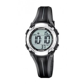 Horlogeband Calypso K5682-3 / K5682-6 Silicoon Grijs