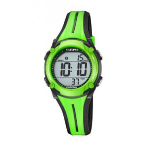 Horlogeband Calypso K5682-A Silicoon Groen
