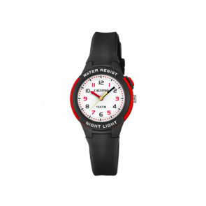 Horlogeband Calypso K6069/6 Rubber Zwart 10mm