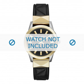Karl Lagerfeld horlogeband KL3802 Leder Zwart